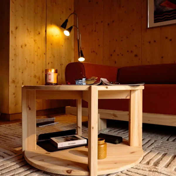 Tuck Coffee Table with Storage Raw