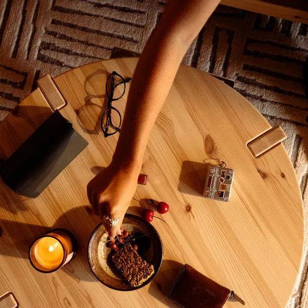 Tuck Coffee Table with Storage Raw