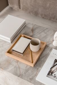 Cork Tray Square Natural Cork