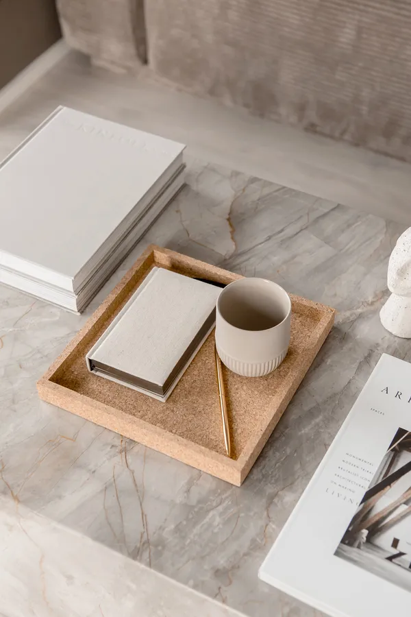 Cork Tray Square Natural Cork