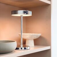 Starlight – Lampe de table portable à LED, finition chrome
