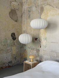 Knit-Wit Oval Pendel Ø57 Cloud White LED