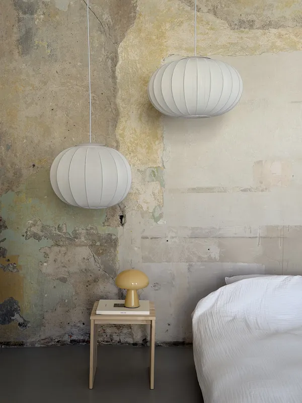 Knit-Wit Oval Pendel Ø57 Cloud White LED
