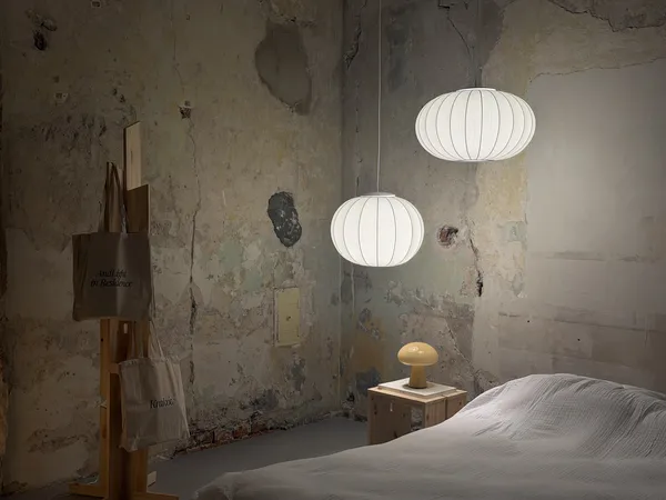 Knit-Wit Oval Pendel Ø57 Cloud White LED
