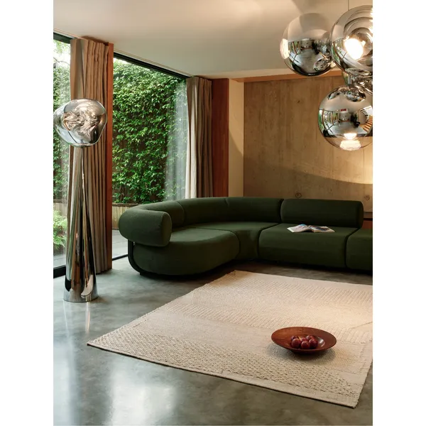 Knotty Rug 200x300 White