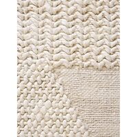 Knotty Rug 200x300 White