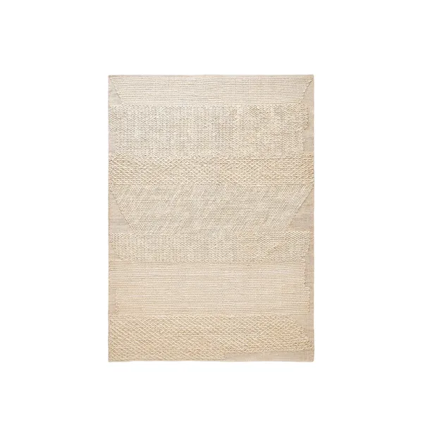 Knotty Rug 200x300 White