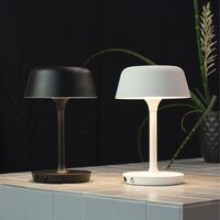 Lampe de table portable Valencia LED blanche
