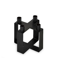Frame X Candle Holder Matte Black