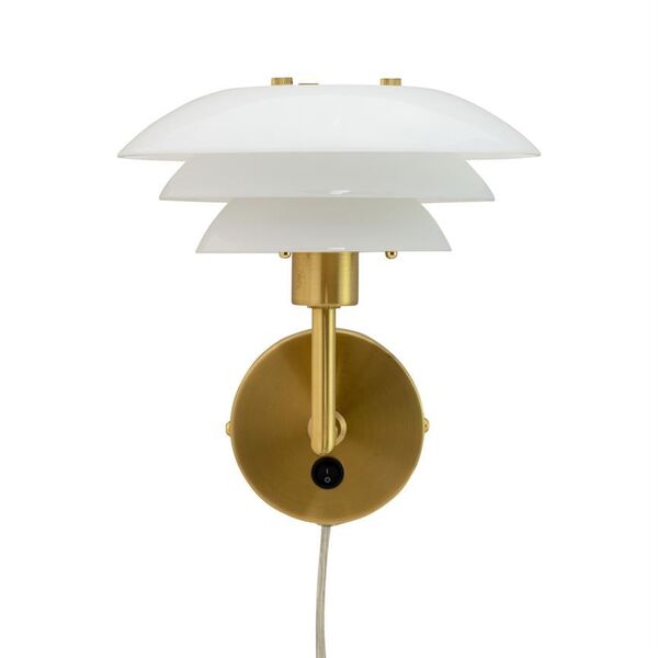 DL20 Wall Lamp Brass/Opal