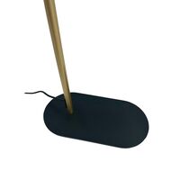 Arch gulvlampe, sort/messing