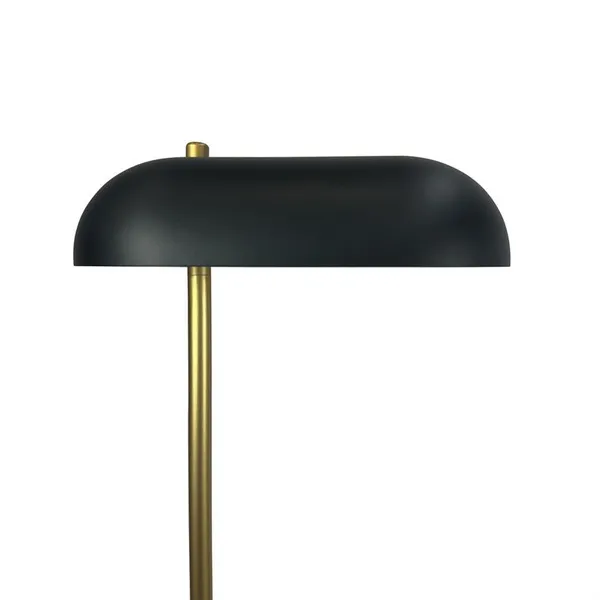 Arch gulvlampe, sort/messing