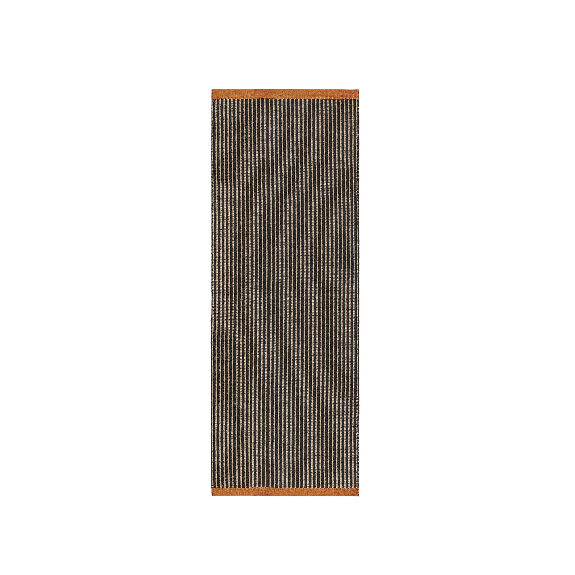 Line Rug 70x250 Black