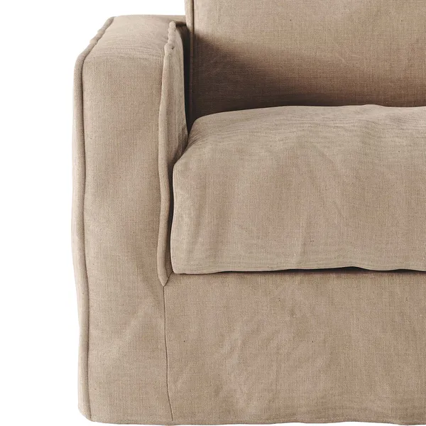 Loom Nest Love Seat Lounge Chair Beige
