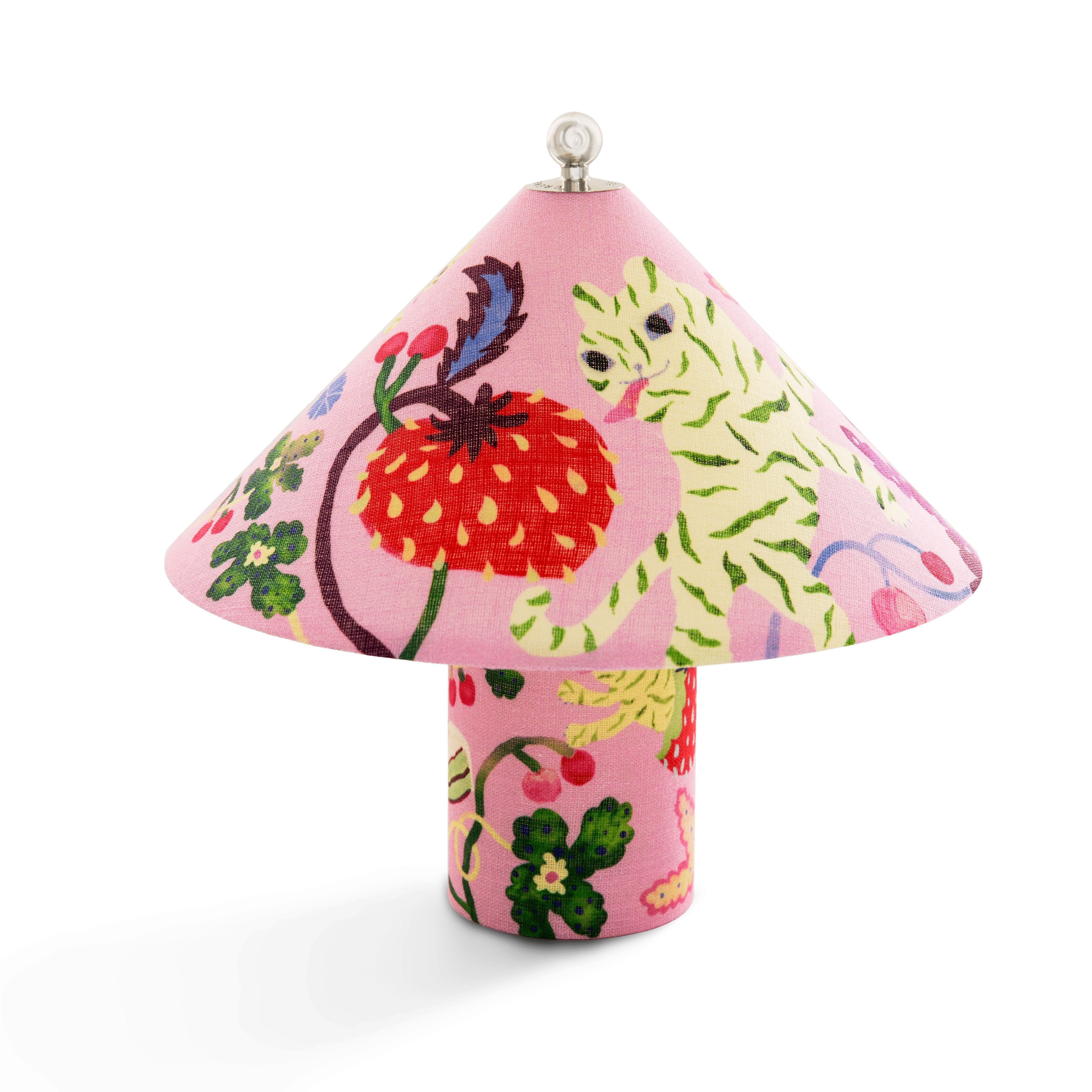 Loulou Bærbar Lampe Blush Garden