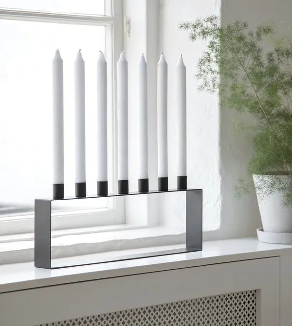 Frame 7 Candle Holder Matte Black