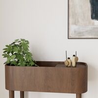 Serena Console Table Smoked Oak