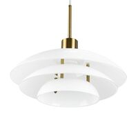 DL31 Pendant Opal/Brass
