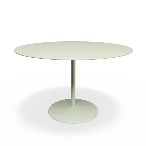 Panton Café- & Spisebord Ø120 4183-Forbo Pistachio Linoleum/140 Pomelo