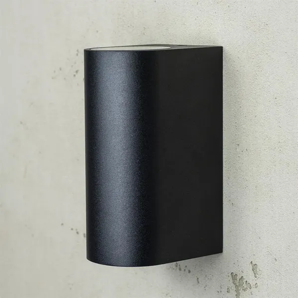 Læsø Outdoor Wall Lamp Up/Down Black