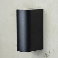 Læsø Outdoor Wall Lamp Up/Down Black