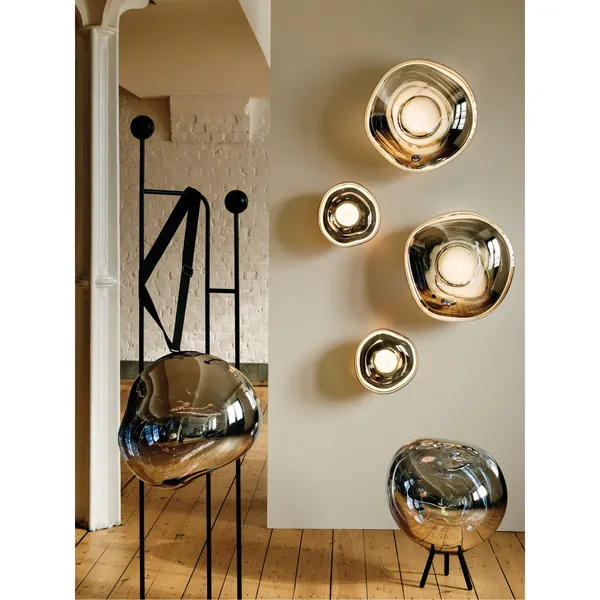 Melt vägg-/taklampa Mini Copper