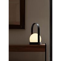 Carrie Portable Bronzed Brass/Leather