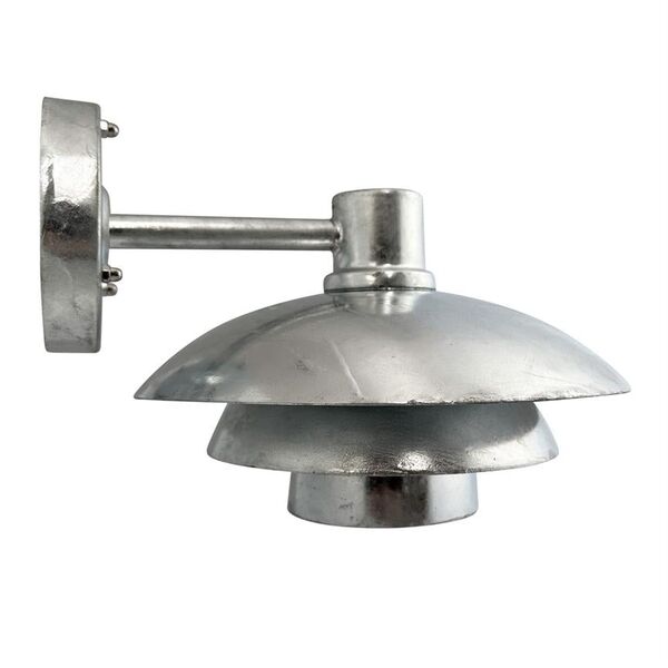 Morph D24 Outdoor Wall Lamp Galvanised Metal