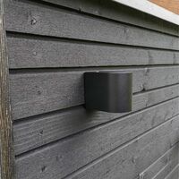 Applique murale d’extérieur Læsø noire
