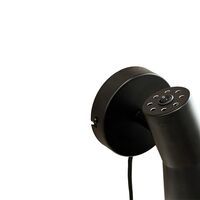 Applique murale DL12 courte noire