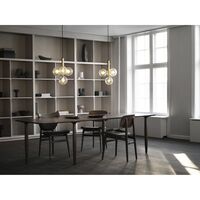 Miira 4 Pendant Brass & Clear