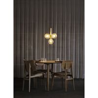 Miira 4 Pendant Brass & Clear