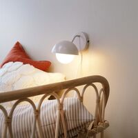 Rose Wall Lamp Mat Beige