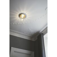 Liila 1 Wall/ Ceiling Light Gold & Clear Glass Large