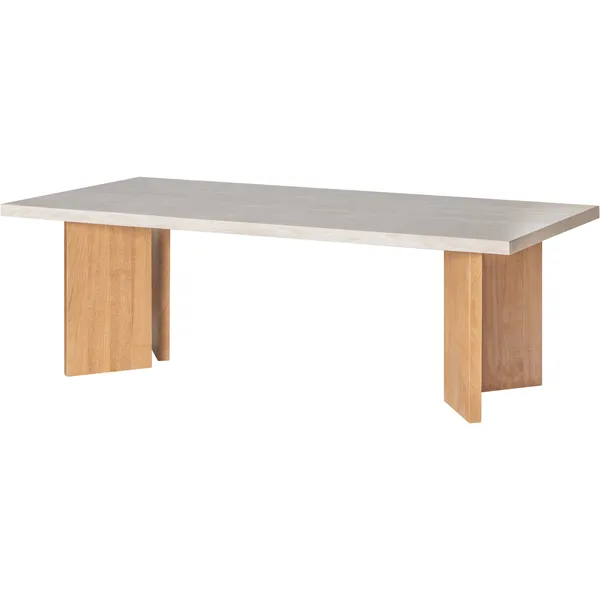 Eden Coffee Table Oak/Travertine