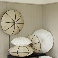 Half UFO Wall Lamp Shade Off-White