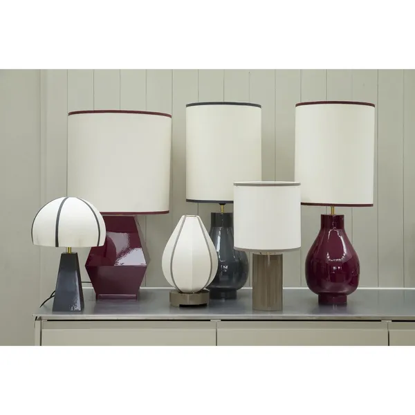 Hexagon Base til Bordlampe Beetroot