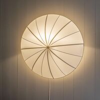 Half UFO Wall Lamp Shade Off-White