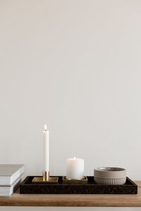 Cork Tray Rectangular Brown