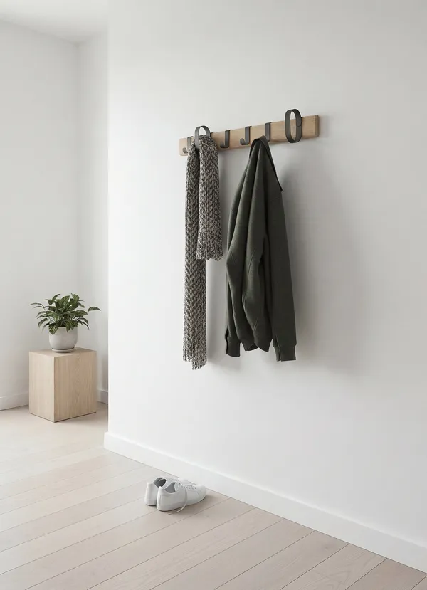 Fluke Coat Rack Large Natural Oak