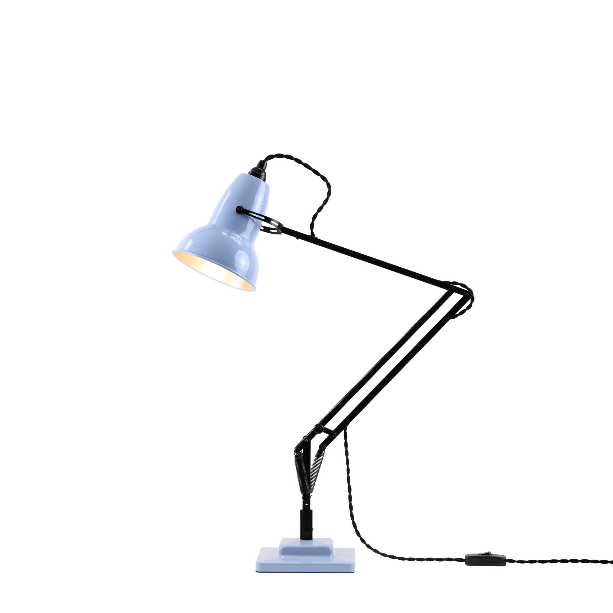 Original 1227 Skrivebordslampe Opal Blå/Sort