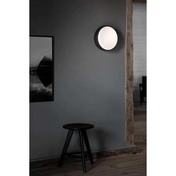 Over Me Væg-/Loftlampe Ø50 Dark Grey