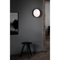 Over Me Væg-/Loftlampe Ø50 Matt Black