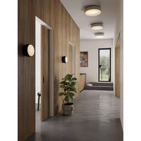 Over Me Væg-/Loftlampe Ø50 Dark Grey