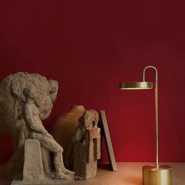 Moovelight Bordlampe Messing