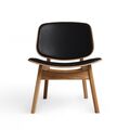 Oiled oak / Black leather