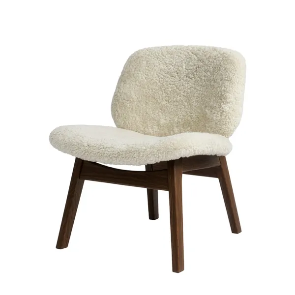 Pandora Lounge Chair Røget Eg/Moonlight Sheepskin
