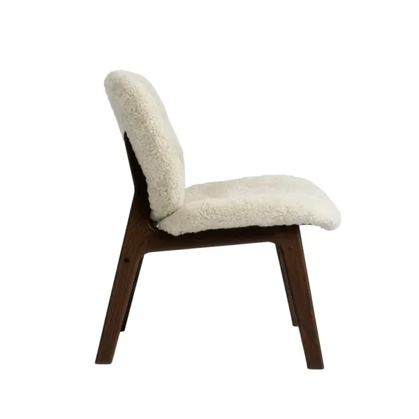Pandora Lounge Chair Røget Eg/Moonlight Sheepskin