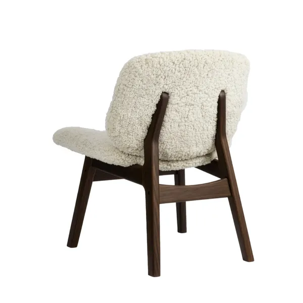 Pandora Lounge Chair Røget Eg/Moonlight Sheepskin