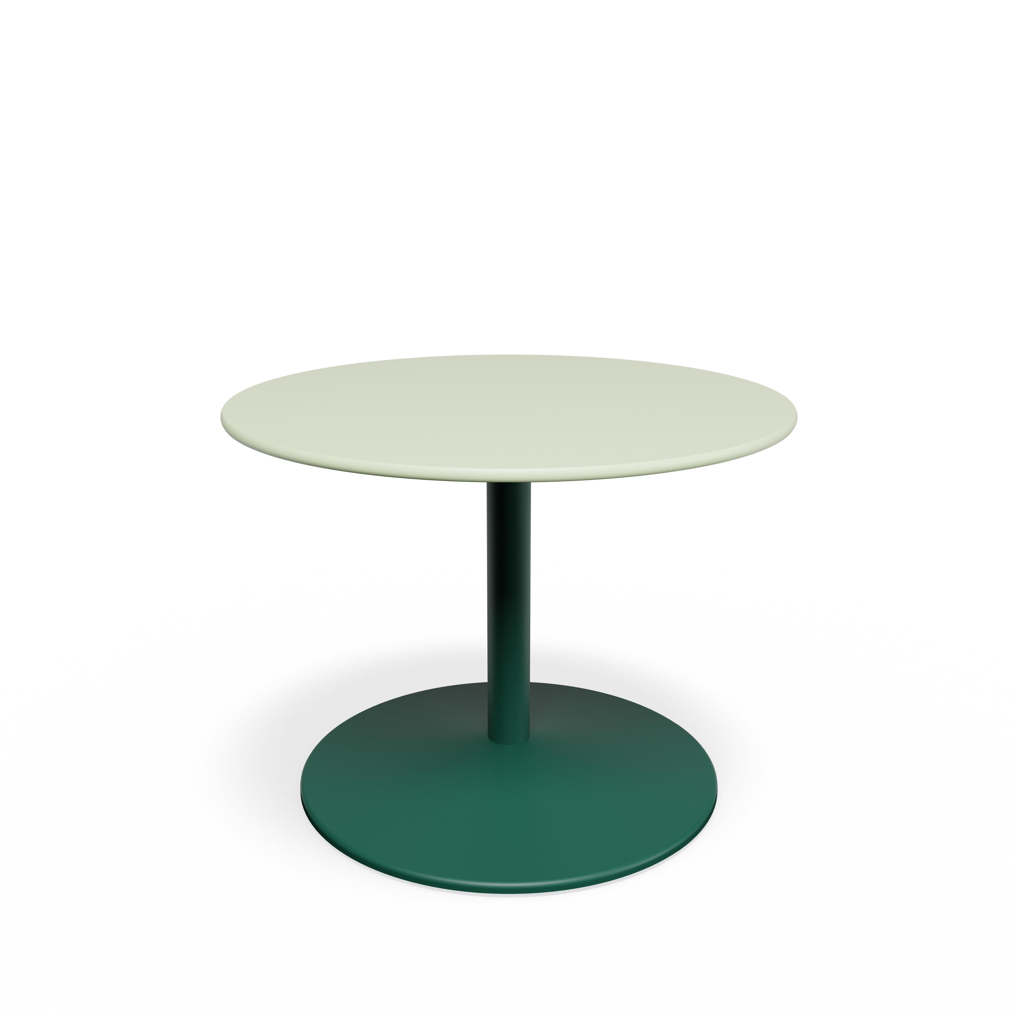 Panton Sofabord Ø60 4183-Forbo Pistachio Linoleum/136 Pine